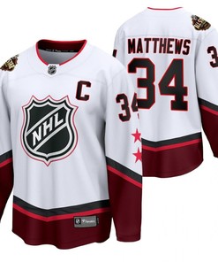 Toronto Maple Leafs 34 Auston Matthews 2022 All-Star Eastern Conference White Jersey Jersey - Robokeg