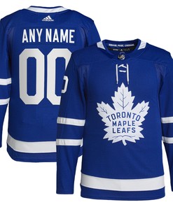 Toronto Maple Leafs Adidas Home Primegreen Authentic Pro Custom Jersey - Royal Custom Jerseys Nhl - Robokeg