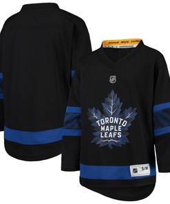Toronto Maple Leafs Alternate Replica Team Jersey - Black Nhl - Robokeg