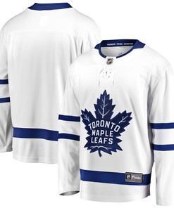 Toronto Maple Leafs Fanatics Branded Breakaway Away Jersey White Nhl - Robokeg