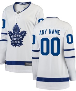 Toronto Maple Leafs Fanatics Branded Womens Away Breakaway Custom Jersey White Custom Jerseys Nhl - Robokeg