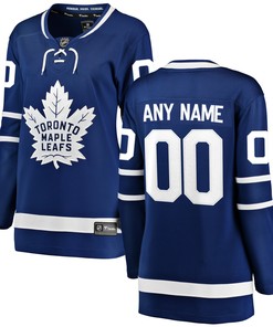 Toronto Maple Leafs Fanatics Branded Womens Home Breakaway Custom Jersey - Blue Custom Jerseys Nhl - Robokeg