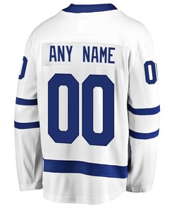 Toronto Maple Leafs Stanley Cup 2023 Playoffs Patch Away Breakaway Custom Men Jersey - White - Robokeg