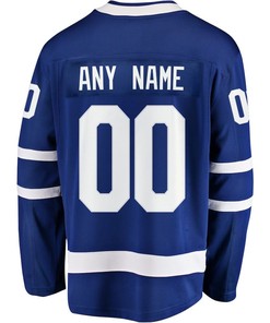 Toronto Maple Leafs Stanley Cup 2023 Playoffs Patch Home Breakaway Custom Men Jersey - Blue - Robokeg