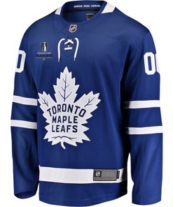 Toronto Maple Leafs Stanley Cup 2023 Playoffs Patch Home Breakaway Custom Men Jersey - Blue - Robokeg