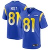 Torry Holt Los Angeles Rams Game Retired Player Jersey - Royal Nfl - Robokeg