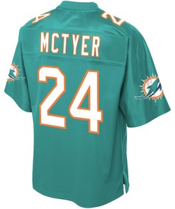 Torry Mctyer Miami Dolphins Nfl Pro Line Team Player Jersey - Aqua - Robokeg