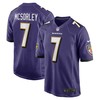 Trace Mcsorley Baltimore Ravens Player Game Jersey - Purple Nfl - Robokeg