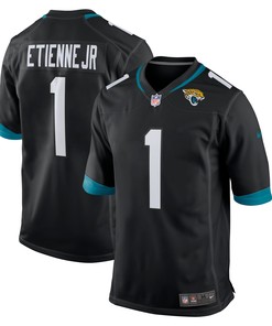 Travis Etienne Jacksonville Jaguars Alternate 2021 Nfl Draft First Round Pick Game Jersey - Black Nfl - Robokeg