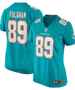 Travis Fulgham Miami Dolphins Womens Game Jersey - Aqua Nfl - Robokeg