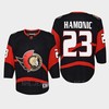 Travis Hamonic 23 Ottawa Senators 2022 Special Edition 2.0 Retro Youth Jersey Black - Robokeg