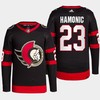 Travis Hamonic 23 Ottawa Senators Black Jersey 2022 Home Primegreen - Robokeg