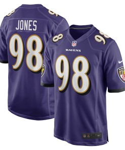 Travis Jones Baltimore Ravens Player Game Jersey - Purple Nfl - Robokeg