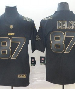 Travis Kelce #87 Kansas City Chiefs 2020 Nfl Black Jersey Jersey - Robokeg