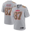 Travis Kelce Kansas City Chiefs Atmosphere Fashion Game Jersey - Gray Nfl - Robokeg