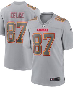 Travis Kelce Kansas City Chiefs Atmosphere Fashion Game Jersey - Gray Nfl - Robokeg
