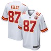Travis Kelce Kansas City Chiefs Game Jersey - White Nfl - Robokeg
