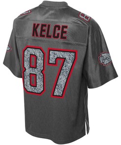 Travis Kelce Kansas City Chiefs Nfl Pro Line Fashion Static Jersey - Gray - Robokeg