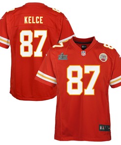 Travis Kelce Kansas City Chiefs Nike Youth Super Bowl Liv Game Jersey - Red - Robokeg