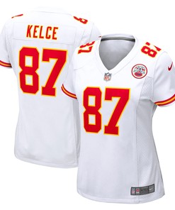 Travis Kelce Kansas City Chiefs Womens Game Jersey - White Nfl - Robokeg