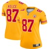 Travis Kelce Kansas City Chiefs Womens Inverted Legend Jersey - Gold Nfl - Robokeg