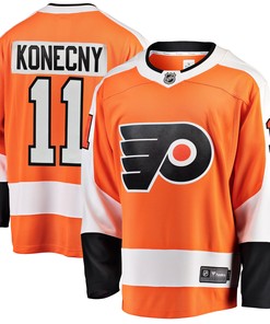 Travis Konecny Philadelphia Flyers Fanatics Branded Breakaway Player Jersey Orange Nhl - Robokeg