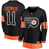 Travis Konecny Philadelphia Flyers Fanatics Branded Womens Alternate Premier Breakaway Jersey - Black Nhl - Robokeg