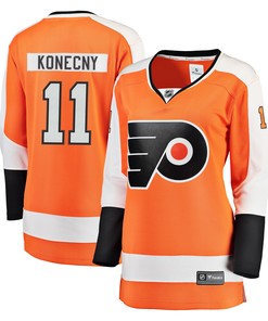 Travis Konecny Philadelphia Flyers Fanatics Branded Womens Breakaway Player Jersey - Orange Nhl - Robokeg