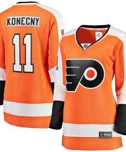 Travis Konecny Philadelphia Flyers Fanatics Branded Womens Home Premier Breakaway Player Jersey Orange Nhl - Robokeg