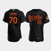 Travis Lakins 70 Baltimore Orioles Black Alternate Jersey - Robokeg