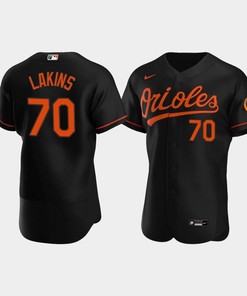 Travis Lakins 70 Baltimore Orioles Black Alternate Jersey - Robokeg