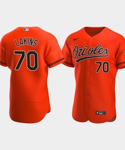 Travis Lakins 70 Baltimore Orioles Orange Alternate Jersey - Robokeg