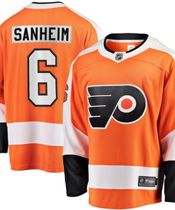 Travis Sanheim Philadelphia Flyers Fanatics Branded Home Breakaway Jersey - Orange Nhl - Robokeg