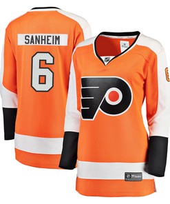 Travis Sanheim Philadelphia Flyers Fanatics Branded Womens Breakaway Player Jersey - Orange Nhl - Robokeg