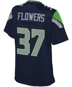 Tre Flowers Seattle Seahawks Nfl Pro Line Womens Player Jersey - College Navy - Robokeg