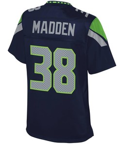 Tre Madden Seattle Seahawks Nfl Pro Line Womens Player Jersey - College Navy - Robokeg