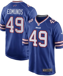 Tremaine Edmunds Buffalo Bills Game Player Jersey - Royal Nfl - Robokeg