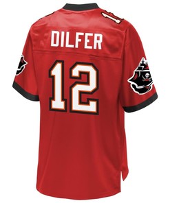 Trent Dilfer Tampa Bay Buccaneers Nfl Pro Line Retired Player Jersey - Red - Robokeg