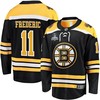 Trent Frederic 11 Boston Bruins Stanley Cup 2023 Playoffs Patch Home Breakaway Men Jersey - Black - Robokeg