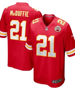 Trent Mcduffie Kansas City Chiefs 2022 Nfl Draft First Round Pick Game Jersey - Red - Robokeg