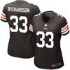 Trent Richardson Cleveland Browns Historic Logo Nike Womens Game Jersey - Brown - Robokeg