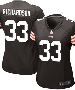 Trent Richardson Cleveland Browns Historic Logo Nike Womens Game Jersey - Brown - Robokeg