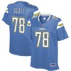 Trent Scott Los Angeles Chargers Nfl Pro Line Womens Alternate Team Player Jersey - Powder Blue - Robokeg