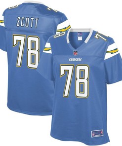 Trent Scott Los Angeles Chargers Nfl Pro Line Womens Alternate Team Player Jersey - Powder Blue - Robokeg