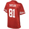 Trent Taylor San Francisco 49ers Nfl Pro Line Womens Team Color Player Jersey - Scarlet - Robokeg
