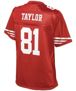 Trent Taylor San Francisco 49ers Nfl Pro Line Womens Team Color Player Jersey - Scarlet - Robokeg