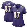 Trevon Clark Baltimore Ravens Womens Player Game Jersey - Purple Nfl - Robokeg