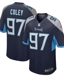 Trevon Coley Tennessee Titans Game Jersey - Navy Nfl - Robokeg