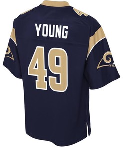 Trevon Young Los Angeles Rams Nfl Pro Line Player Jersey - Navy - Robokeg