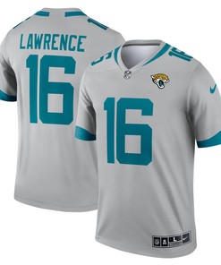 Trevor Lawrence Jacksonville Jaguars Inverted Legend Jersey - Silver Nfl - Robokeg
